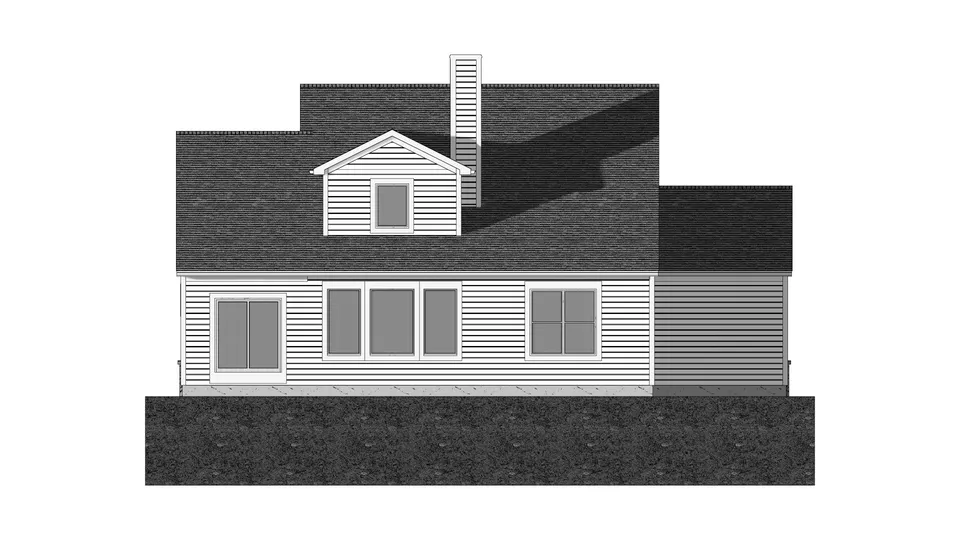 The Heatherstone house plan, exterior view 3